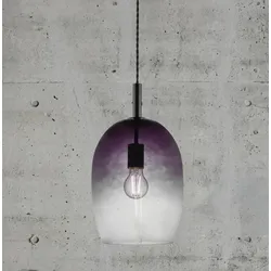 Nordlux Uma 23 Pendelleuchte Grau mit mundgeblasenem Glasschirm