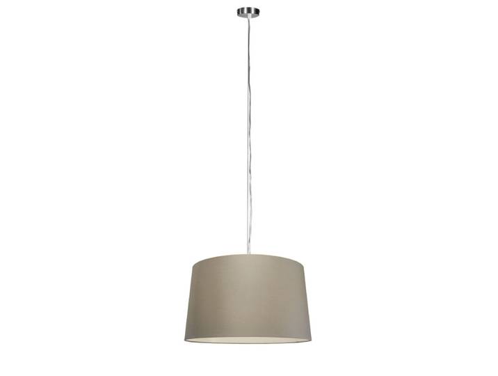 Suspension moderne en acier avec abat-jour 45 cm taupe - Cappo 1