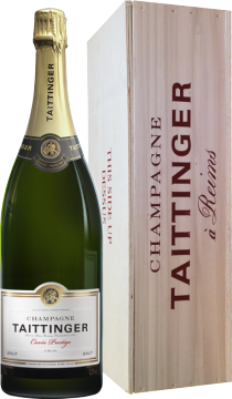 Champagne Taittinger Jéroboam - Champagner Taittinger - Prestige - Holzkiste - 3L