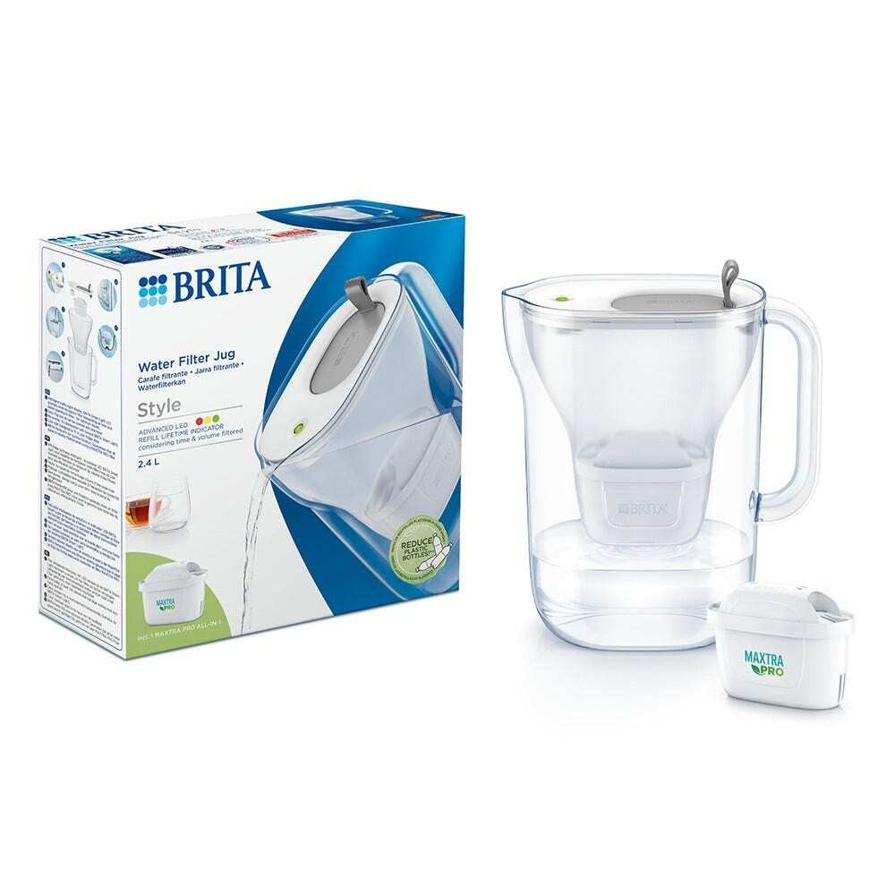 Brita Style waterfilterkan, 2,4 liter, grijs