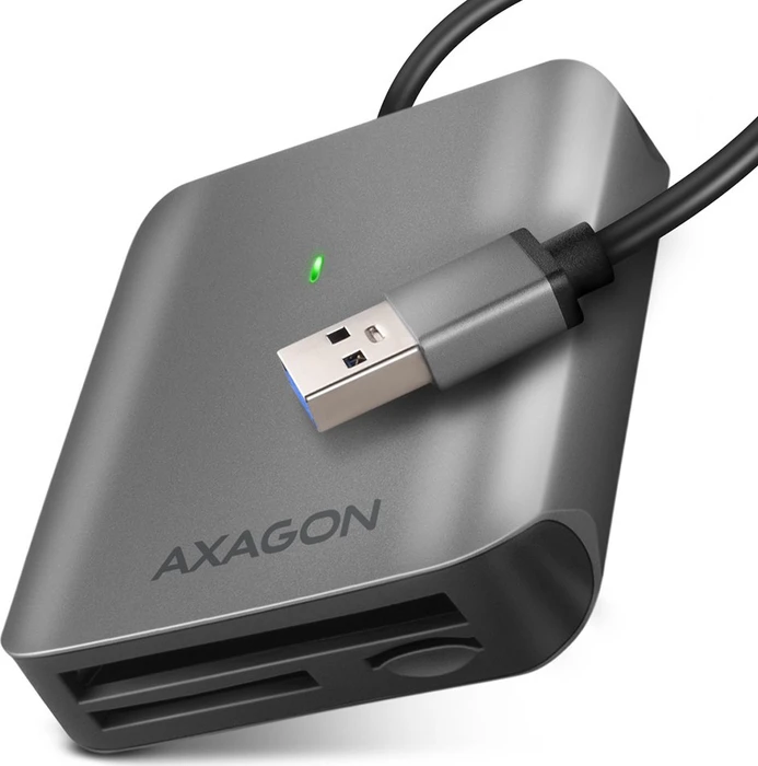 AXAGON CRE-S3, 3-Slot & lun Kartenleser, UHS-II Unterstützung, SUPERSPEED USB-A