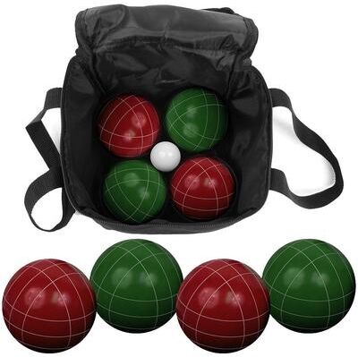 Trademark Games 9 Piece Bocce Ball Set with Easy Carry Nylon