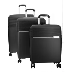 Hedgren Stripe Nest Set, Koffer, Schwarz