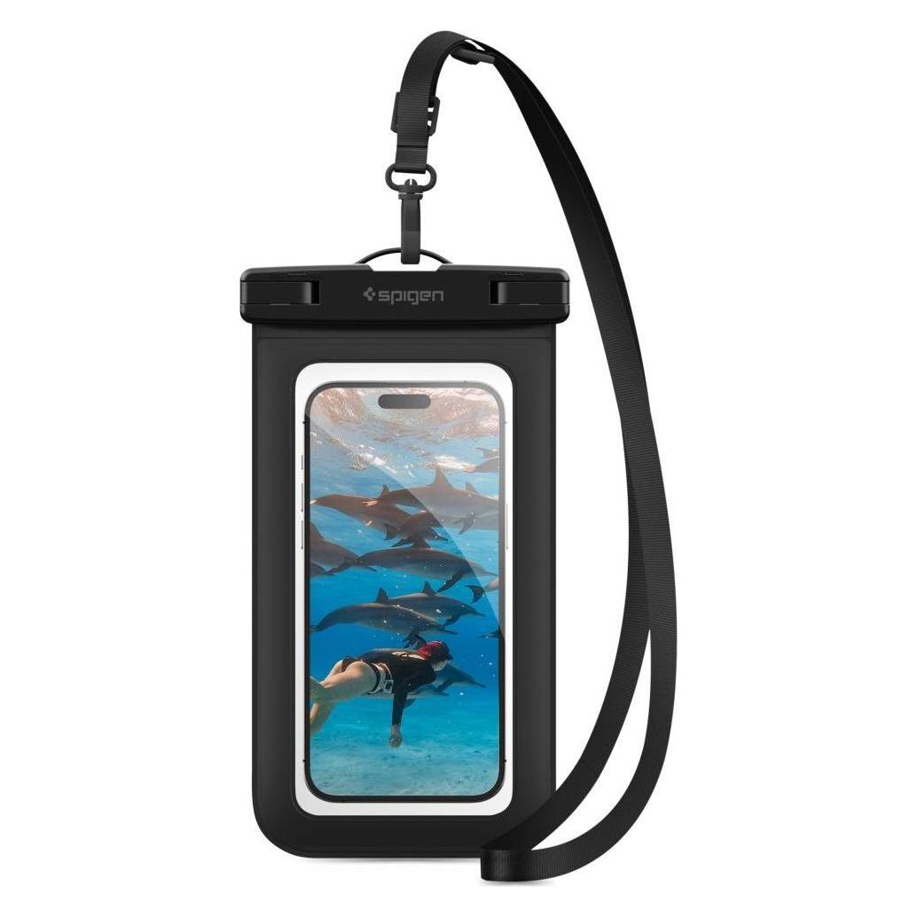 Spigen A601 WASSERDICHTES UNIVERSALGEHÄUSE, Schwarz (AMP04525)