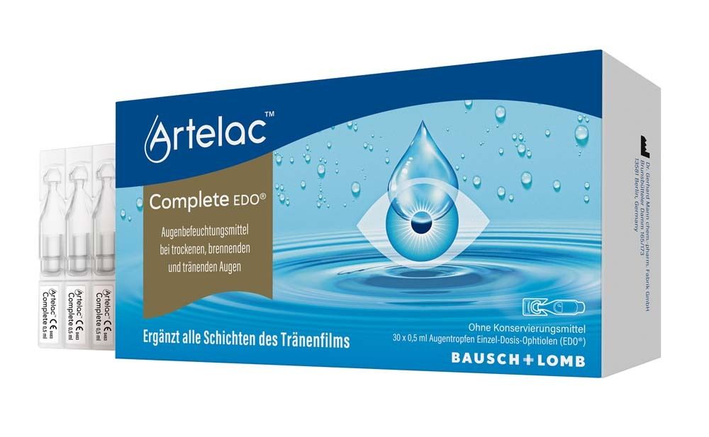 Artelac Complete EDO Augentropfen 30x0,5 ml