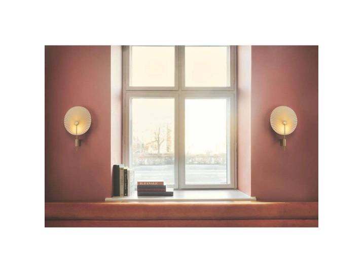 Wandlamp Liris, dimbaar, messing / goud, Woon-/ Eetkamer, metaal, Design, wandlamp