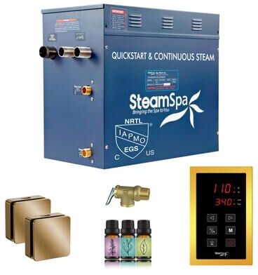 SteamSpa Oasis Series 10500-Watts Steam Generator with Continuous Steam Plus Easy Touch Pad