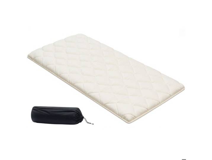 Matelas Futon Portable Pliable-Duoku-991x2032x63 5 mm-Tapis Japonais Tatami-9 Couches-Blanc