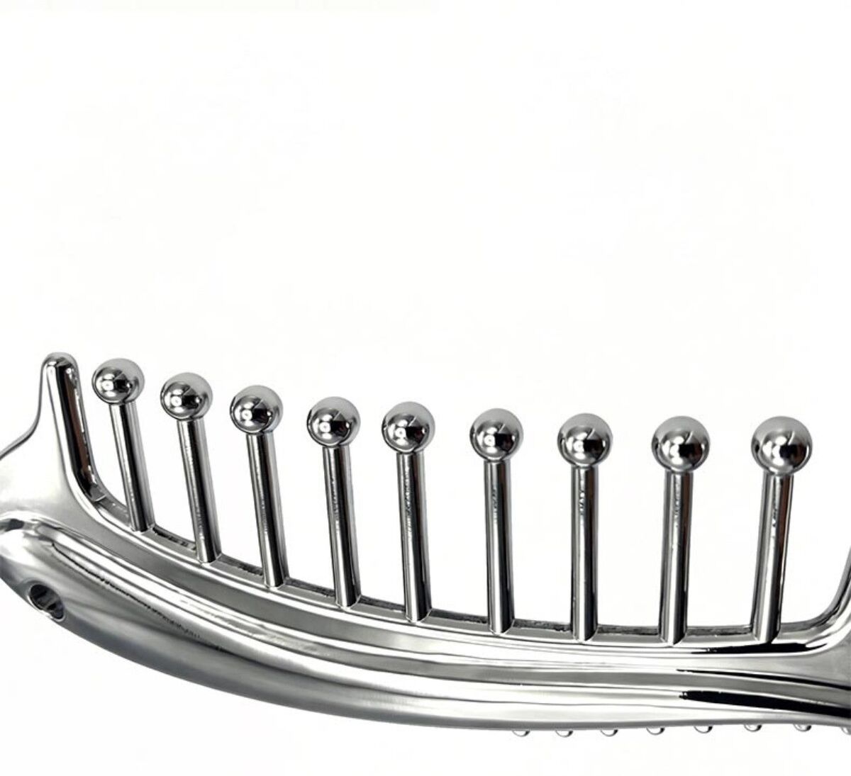 INF Peigne de massage méridien compatible avec Dolphin - Peigne en alliage de zinc pour stimulation des méridiens, acupression