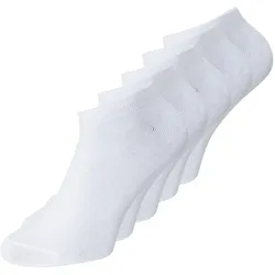 Jack & Jones Herren Sneaker Socken JACDONGO 5er Pack - White (12120278) - One Size