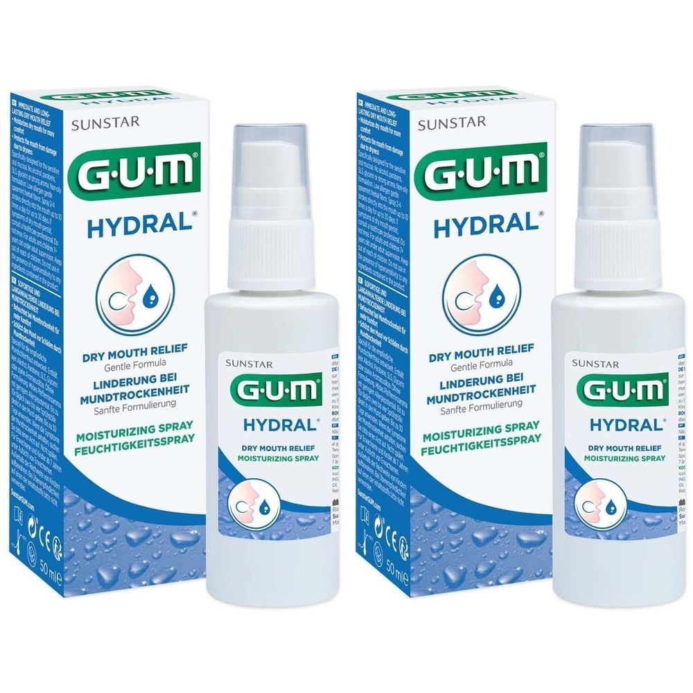 GUM Hydral Feuchtigk Spray x2 2x50 ml