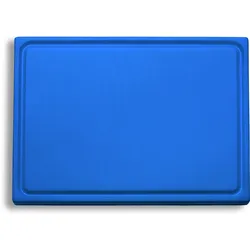 DICK Schneidebrett mit Saftrille blau 53 x 32,5 x 1,8 cm