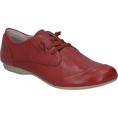Schnürschuh JOSEF SEIBEL "Fiona 01, rubin", Damen, Gr. 40, rot (rubin), Obermaterial: 100% Rindsleder Leather cow., Schuhe Schnürschuh