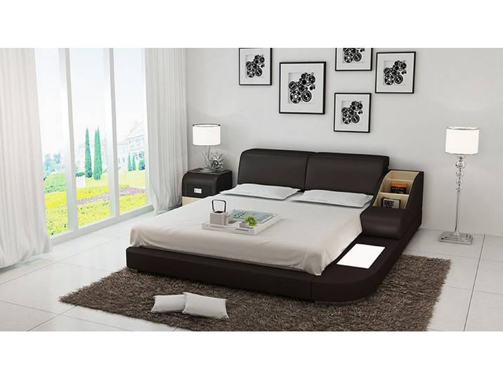 JVmoebel, Wasserbett Luxus Doppelbett mit Polsterung und USB-Schnittstelle, (Wasserbett LB8815), Made in Europa