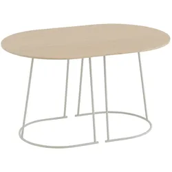 Muuto Airy Couchtisch, small, eichenfurnier / off white