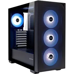 Unykach Revelat MESH Black (ATX, mATX), PC Gehäuse, Schwarz