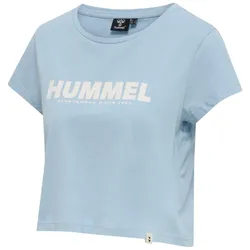 hummel hmlLEGACY Cropped T-Shirt Damen placid blue XS