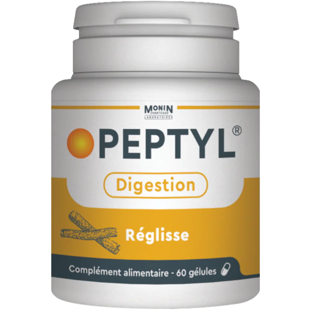Monin Chanteaud Laboratoires Peptyl Digestion Food Supplement 60&nbsp;caps.
