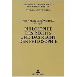 Philosophie des Rechts und das Recht der Philosophie, Fachbücher