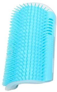 Uplifted Finds Massager For Cats PP Material Pet Brush For Grooming And Hair Removal sky Blue