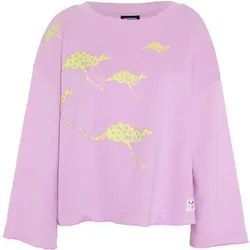 CHIEMSEE Sweatshirt mit platziertem Känguru-Print, Größe S in Lila 153214