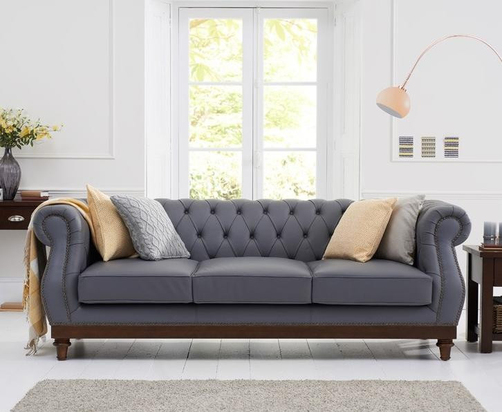 jvmoebel Chesterfield Sofa Leder voor Volwassenen