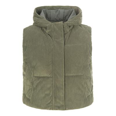 Kurzweste MADELEINE "Weste Weste", Damen, Gr. 42, grün (hellschilf), Obermaterial: 100% Polyester PES., Modern, Westen
