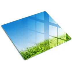 GLASPLATTE 60x52 cm Gras