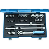 Steckschlüssel-Satz 1/2" 23-teilig 6-kant 8-32 mm, 23 teilig mit Umschaltknarre