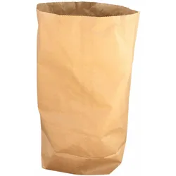 VEPATIM 50x BIO-Papiersäcke Papierbeutel  30L | 450x600+200mm 2-lagig - stark braun