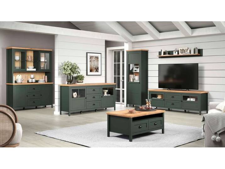 Sideboard Stanton Tannengrün Dekor