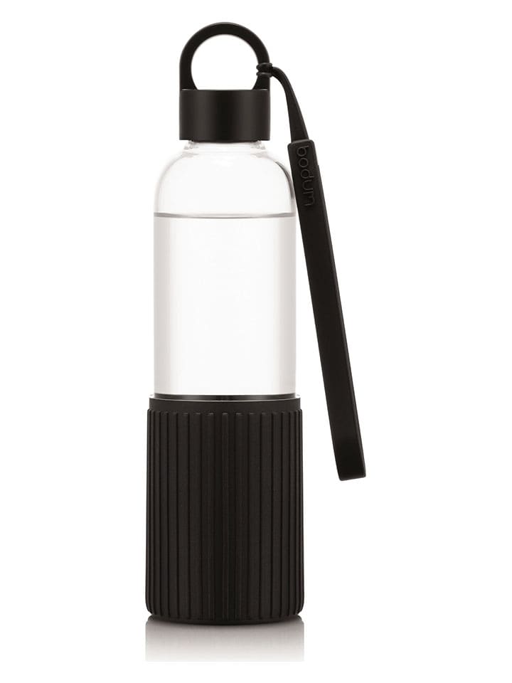 bodum Glasflasche "Melior" in Schwarz - 500 ml - onesize