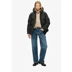 Superdry für Damen. W5011728A Jacke 5 Baffle schwarz (S), Lässig, Recyceltes Polyester, Nachhaltig