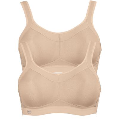 Sport-BH ANITA "Sport BH momentum", Damen, Gr. 70, Cup D, beige (desert desert), Stoff, Obermaterial: 70% Polyester PES. 15% Polyamid PA. 15% Elasthan EL., BHs Sport-BH