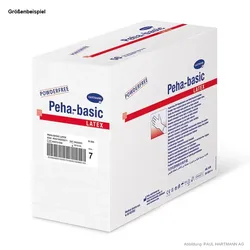 Peha-basic Latex OP-Handschuhe puderfrei, steril, Gr. 8,5 (50 Paar)