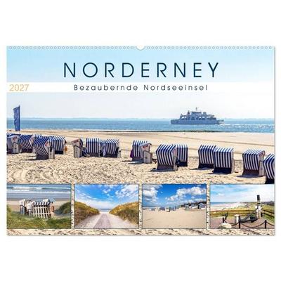 NORDERNEY Bezaubernde Nordseeinsel (Wandkalender 2027 DIN A2 quer), CALVENDO Monatskalender