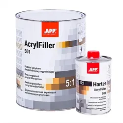 APP 2K HS Acrylfüller 5:1 Füller grau 4,8 Ltr. inkl. Härter kurz