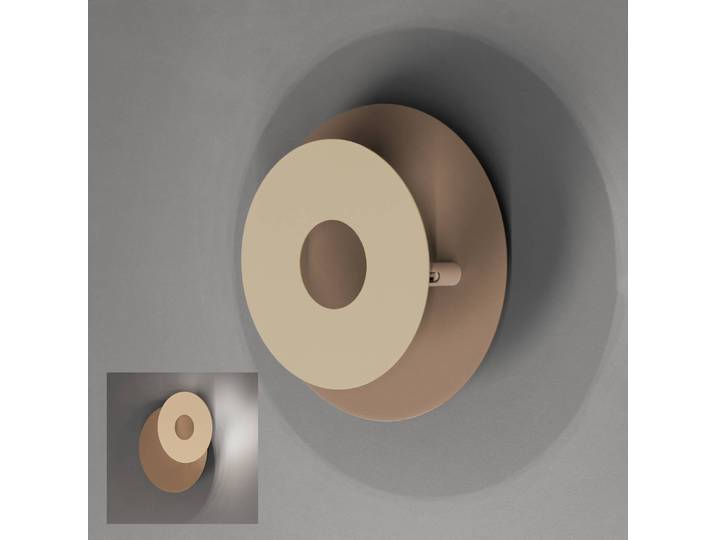 FISCHER & HONSEL Wandleuchte Hennes, für Wohn- / Esszimmer, Metall, Modern