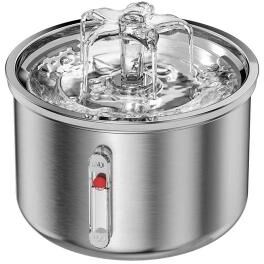 Uplift Essentials 2L Automatic Stainless Steel Pet Fountain With USB Mute Pump standard Edition