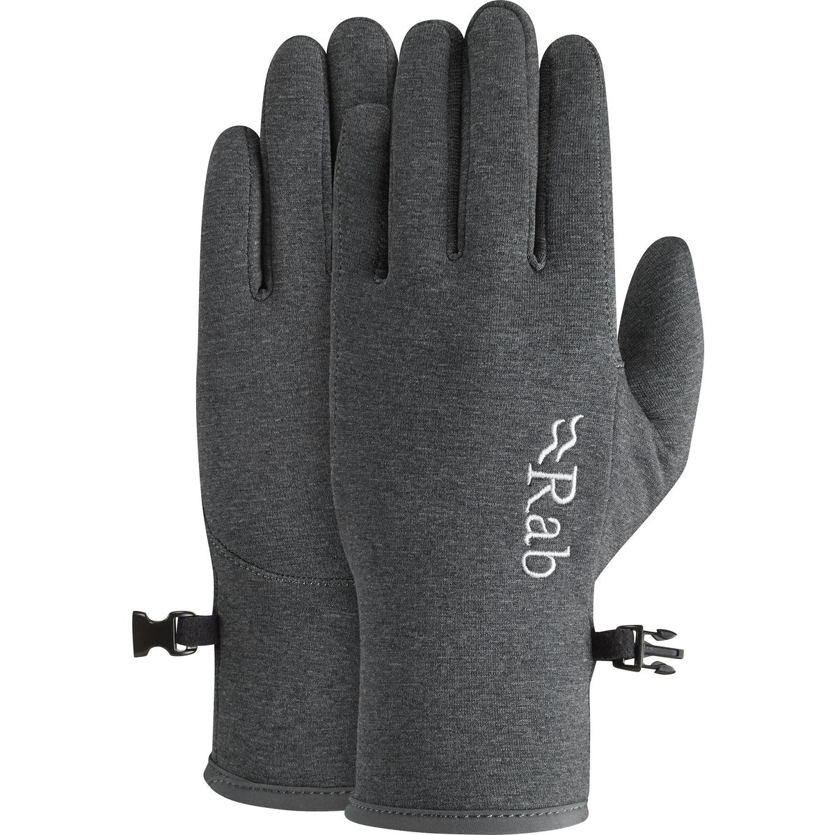 Rab Geon Gloves black/steel (BL) L QAJ-01-BL-L