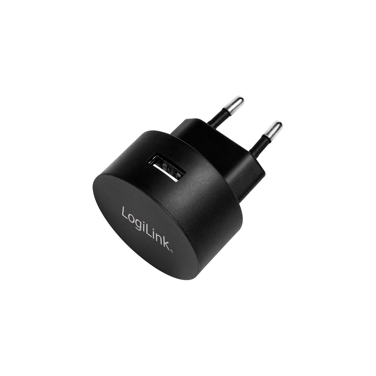 LogiLink USB Wall Charger 1port,Fast Charging 10.5W, schwarz