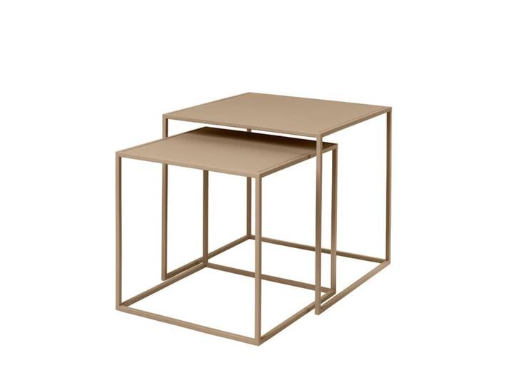 Beistelltisch (2er-Set) Fera Blomus grau, 35/40x35x35/40 cm