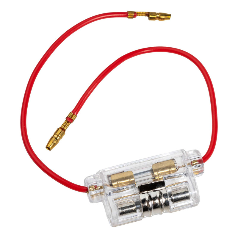 1Tek Origine Porte fusibles rond en verre L.25mm