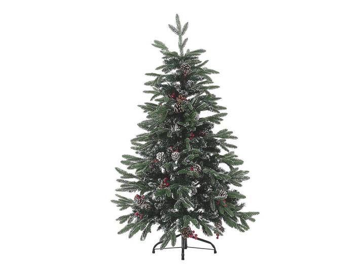 Beliani Weihnachtsbaum 120 cm Grün Denali, Kunststoff, 120 cm, Dekoration, Weihnachtsdekoration, Christbäume & Zubehör
