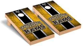 Skip's Garage Framingham State FSU Rams Vintage Cornhole Board Set