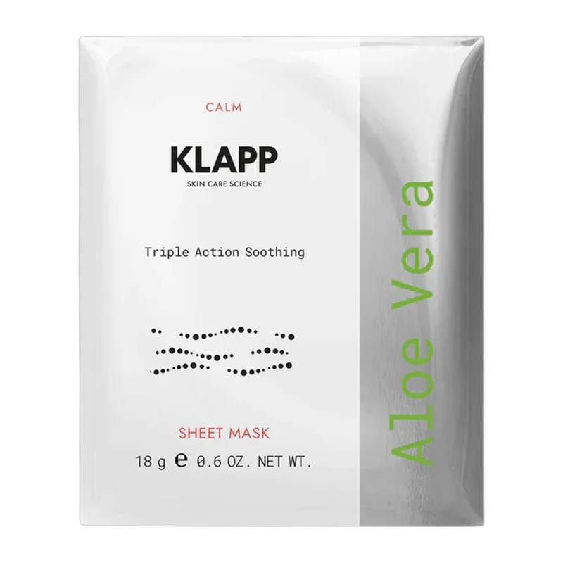Klapp Triple Action Soothing Sheet Mask, 1 Stück C5005