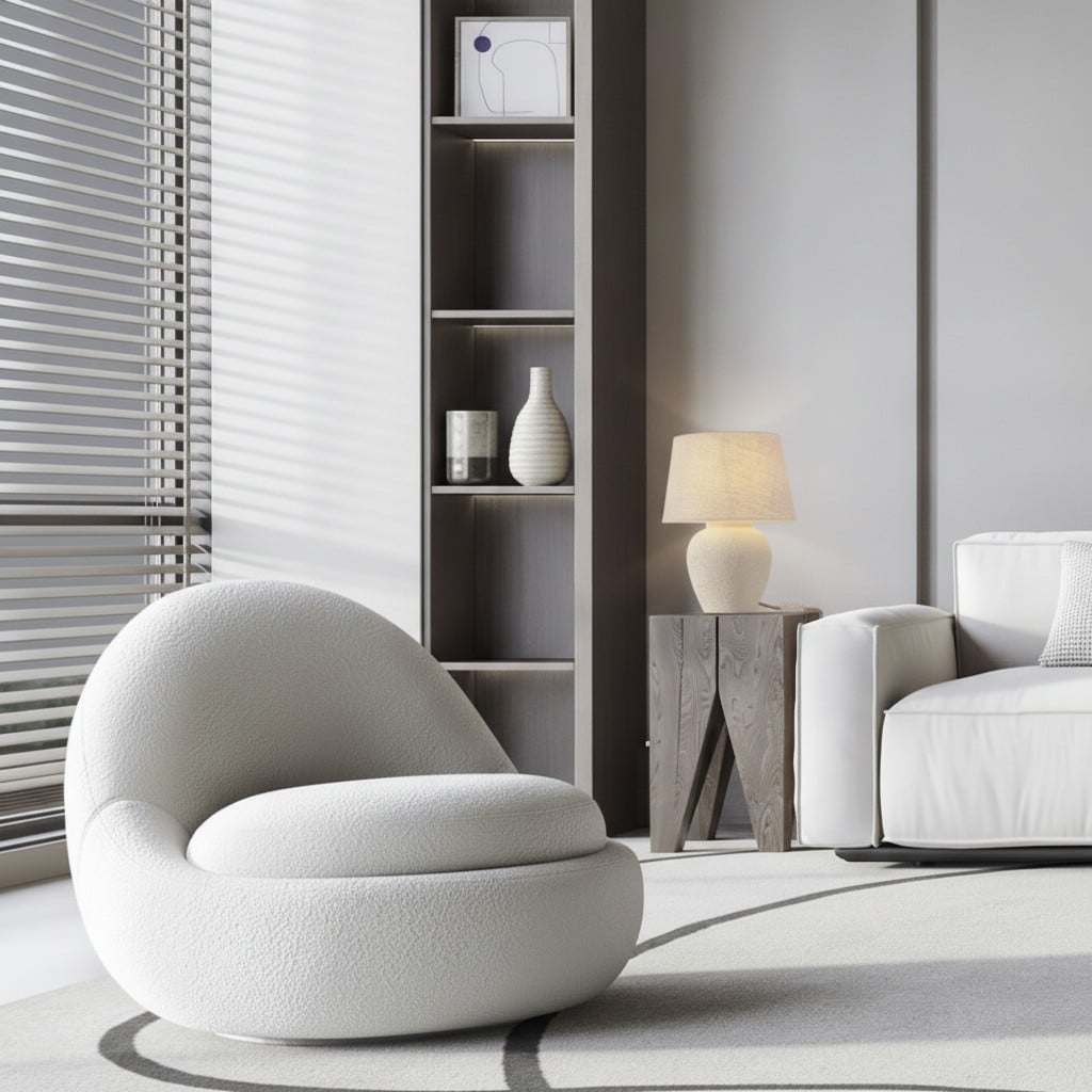 Lyora Japandi schemerlamp Tero beige van keramiek en steen