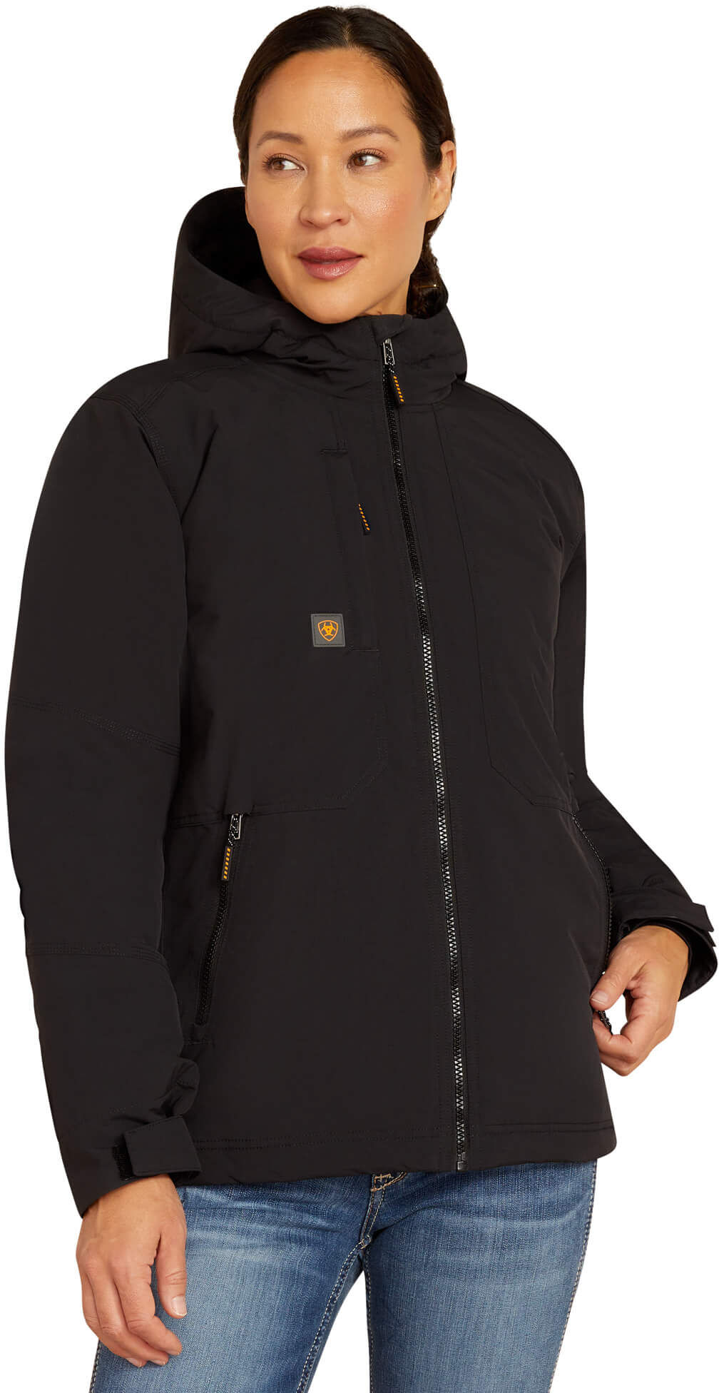 Women's Rebar Cordura Ripstop Insulated Jacket in Black, Size: 3X by Ariat