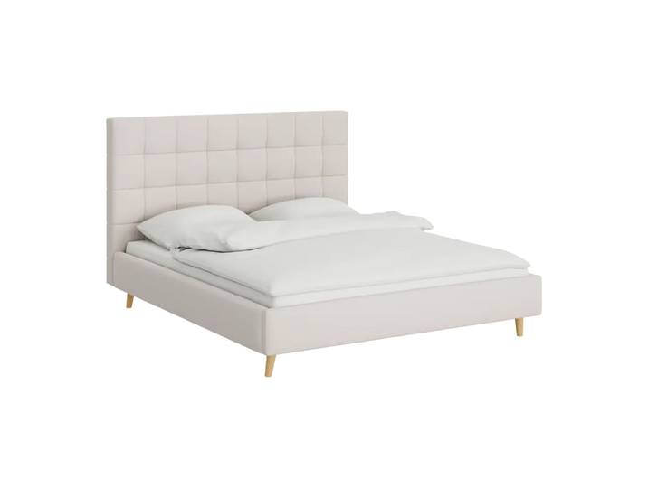 Bett Sleepin, 160x200 cm, Johann Jakob, creme - r, Textil