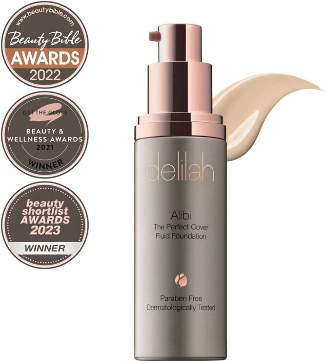 delilah Cosmetics Alibi The Perfect Cover Fluid Foundation - Pillow